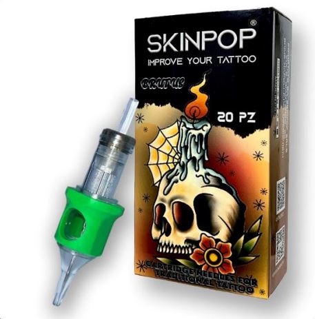 SKINPOP - Cartucce Traditional tattoo by BRUTUS - ROUND LINER - Image 2